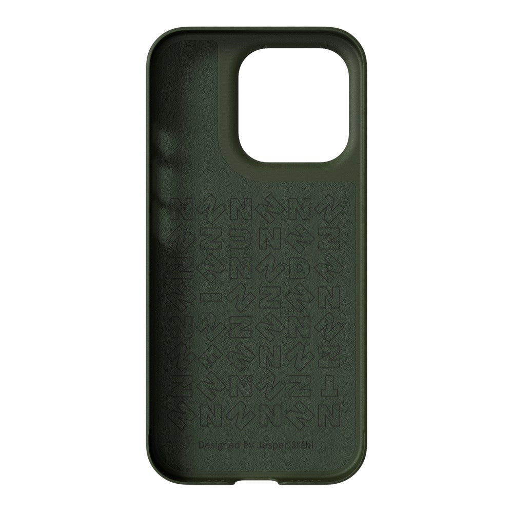 Nudient Thin Case iPhone 16 Pro Cover - MagSafe Kompatibel - Pine Green