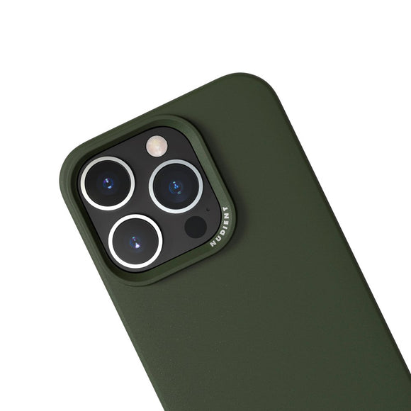 Nudient Thin Case iPhone 16 Pro Cover - MagSafe Kompatibel - Pine Green