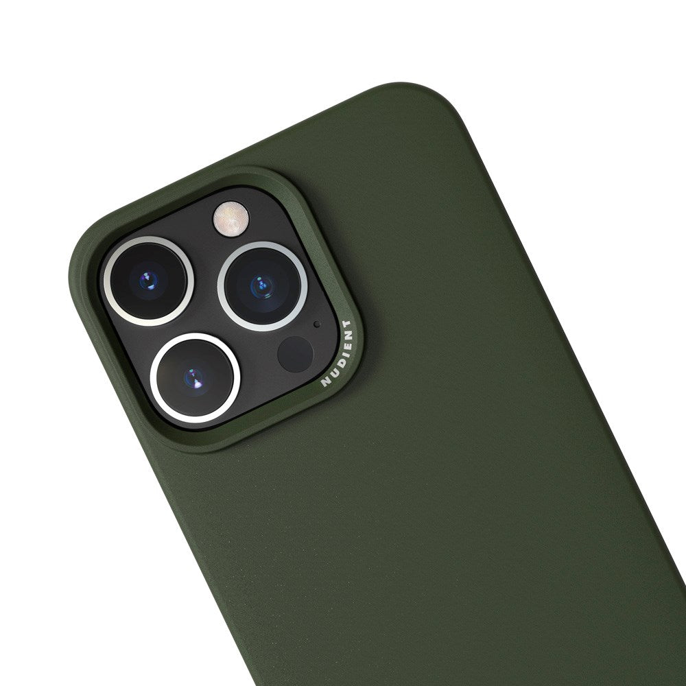 Nudient Thin Case iPhone 16 Pro Max Cover - MagSafe Kompatibel - Pine Green