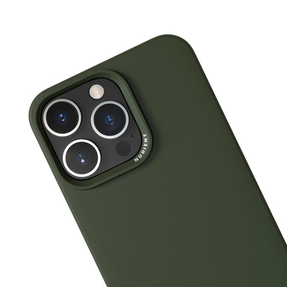 Nudient Thin Case iPhone 16 Pro Max Cover - MagSafe Kompatibel - Pine Green