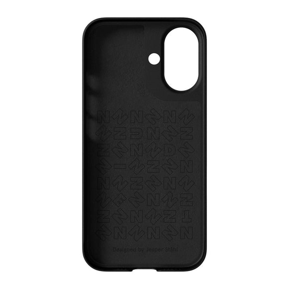 Nudient Thin Case iPhone 16 Cover - MagSafe Kompatibel - Ink Black