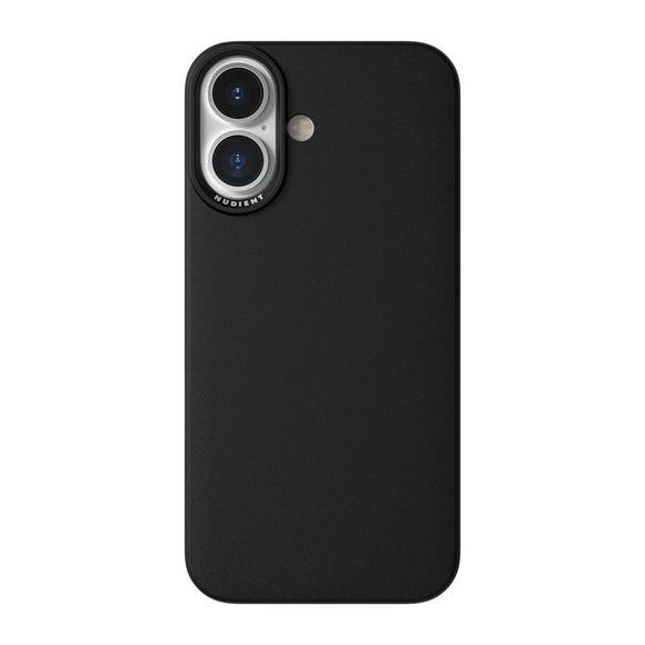 Nudient Thin Case iPhone 16 Cover - MagSafe Kompatibel - Ink Black