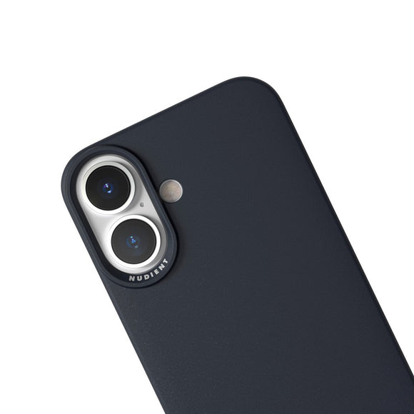 Nudient Thin Case iPhone 16 Cover - MagSafe Kompatibel - Midwinter Blue