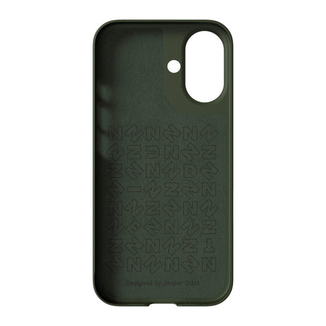 Nudient Thin Case iPhone 16 Cover - MagSafe Kompatibel - Pine Green
