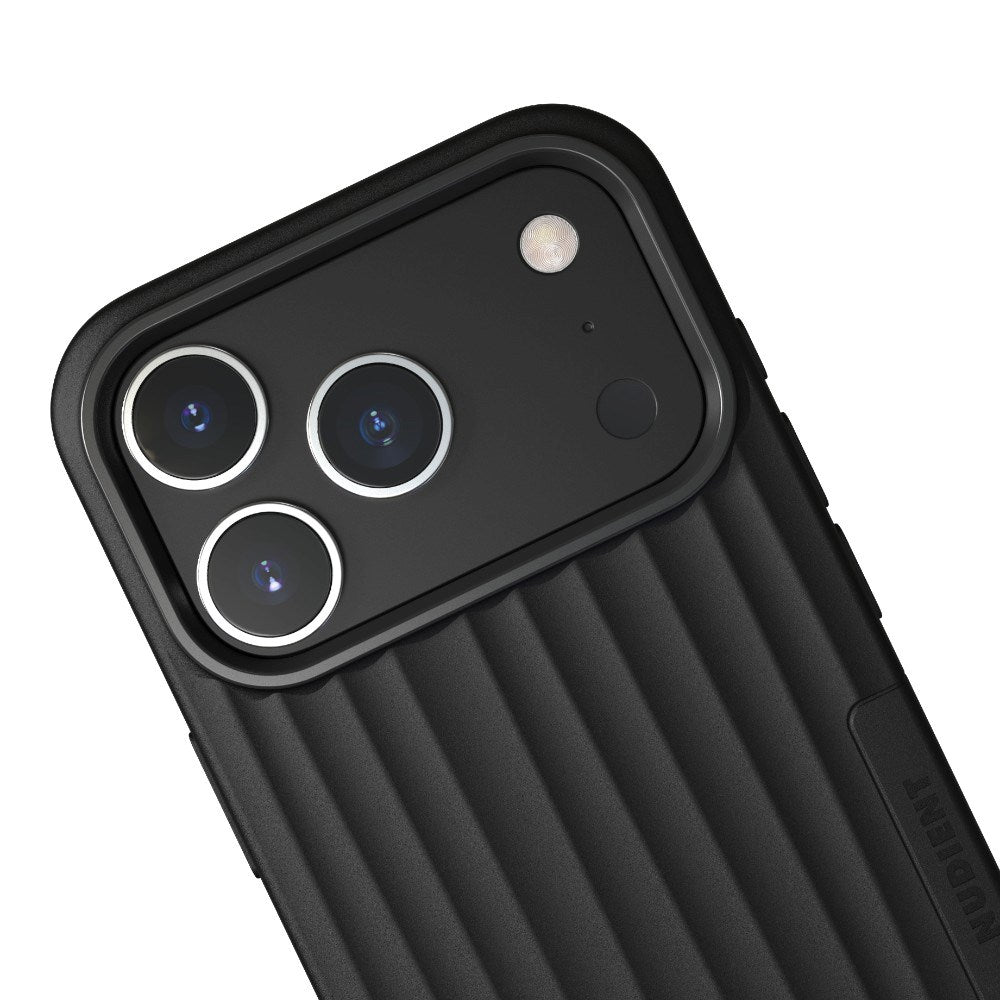 iPhone 18 Pro / 17 Pro Nudient Bold Case - MagSafe Kompatibel - Charcoal Black