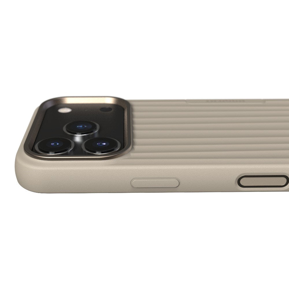 iPhone 18 Pro / 17 Pro Nudient Bold Case - MagSafe Kompatibel - Linen Beige