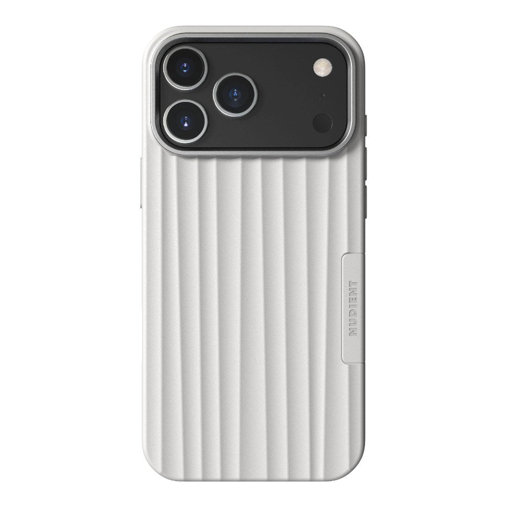 iPhone 18 Pro Max / 17 Pro Max Nudient Bold Case - MagSafe Kompatibel - Chalk White