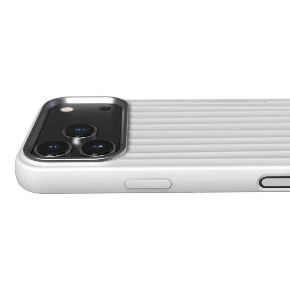iPhone 18 Pro Max / 17 Pro Max Nudient Bold Case - MagSafe Kompatibel - Chalk White