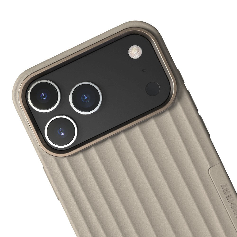 iPhone 18 Pro Max / 17 Pro Max Nudient Bold Case - MagSafe Kompatibel - Linen Beige