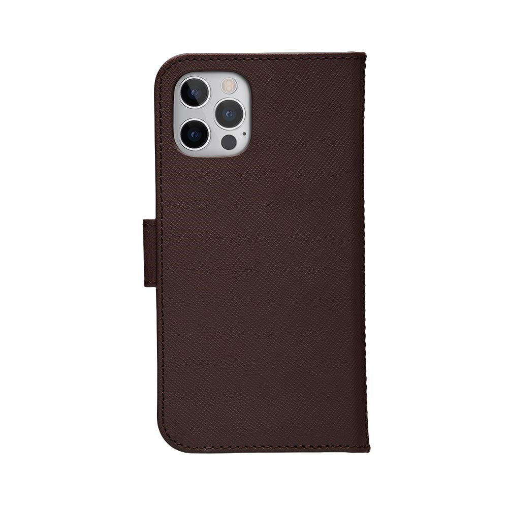 dbramante1928 iPhone 12/12 Pro New York 2-i-en Læder Flipcover - Brun