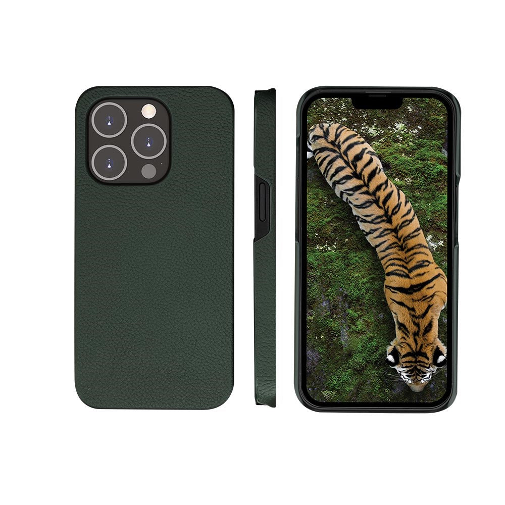 dbramante1928 iPhone 14 Pro New York 2-i-en Læder Flipcover - Grøn