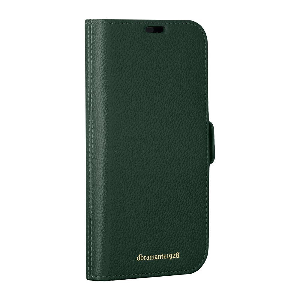 dbramante1928 iPhone 15 Pro New York 2-i-en Læder Flipcover - Grøn