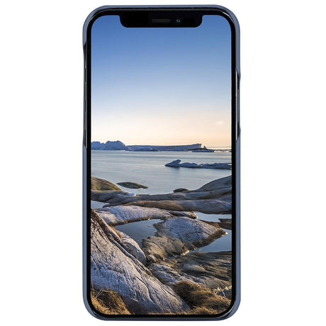 iPhone 13 Pro Max dbramante1928 New York Magnetisk Ægte Læder Cover m. Pung - Ultra-marine Blue