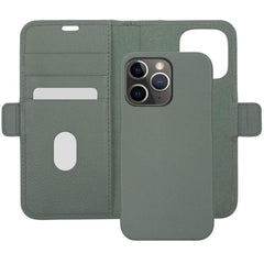 iPhone 13 Pro Max dbramante1928 New York Magnetisk Ægte Læder Cover m. Pung - Greenbay