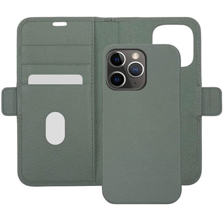 iPhone 13 Pro Max dbramante1928 New York Magnetisk Ægte Læder Cover m. Pung - Greenbay