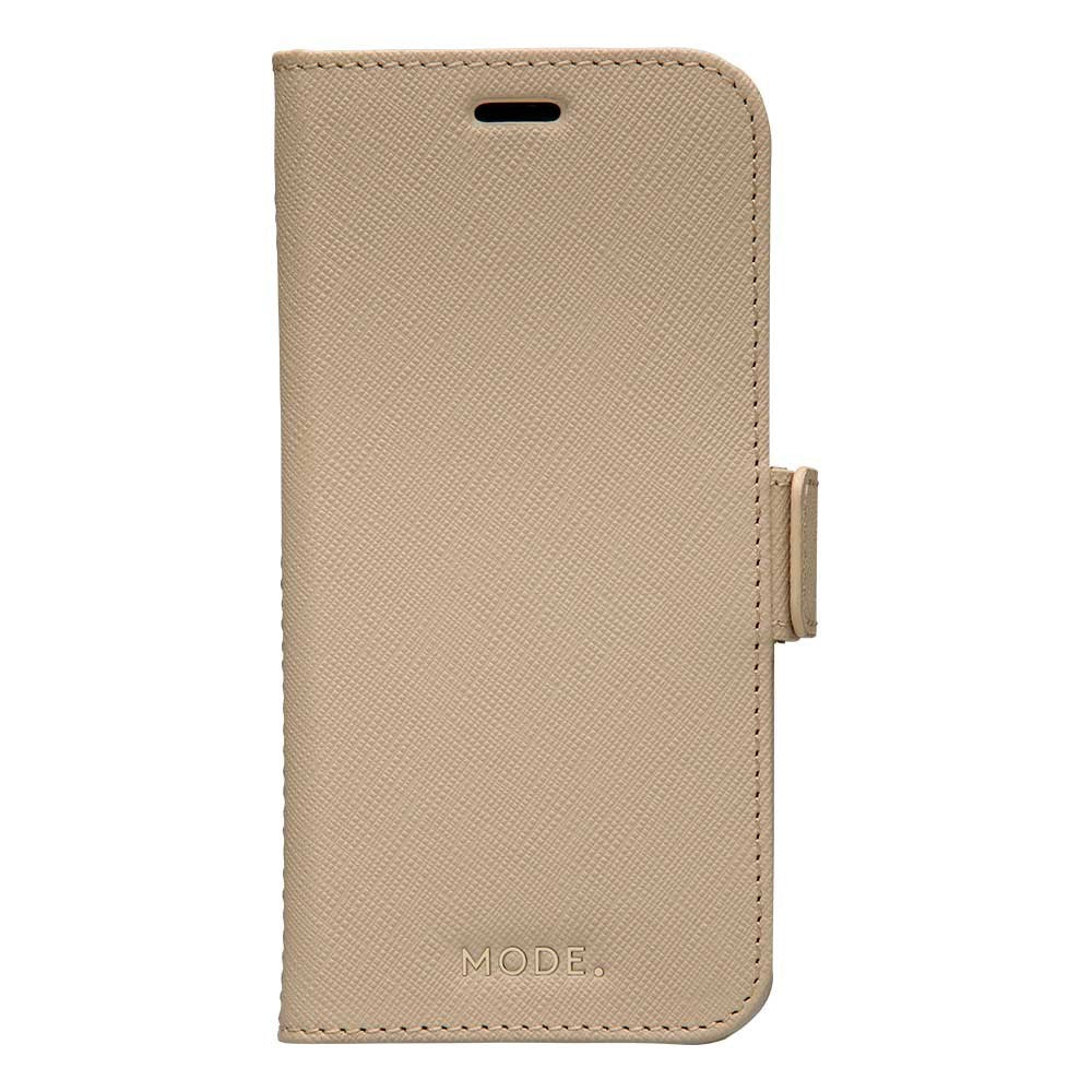 iPhone 12 / 12 Pro dbramante1928 Mode New York Ægte Magnetisk Læder Cover m. Pung - Sahara Sand