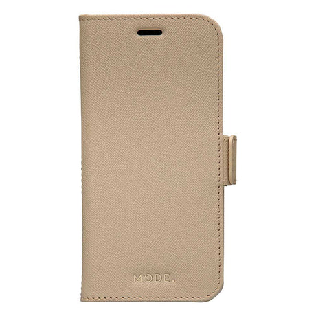 iPhone 12 / 12 Pro dbramante1928 Mode New York Ægte Magnetisk Læder Cover m. Pung - Sahara Sand