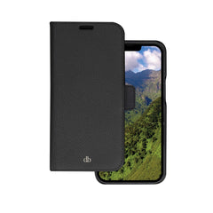 iPhone 14 Plus dbramante1928 New York 2-i-1 Ægte Læder Flip Cover - Night Black