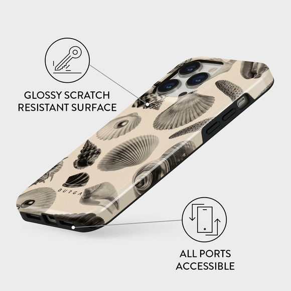 Burga iPhone 14 Pro Tough Fashion Case - Shell Mosaic