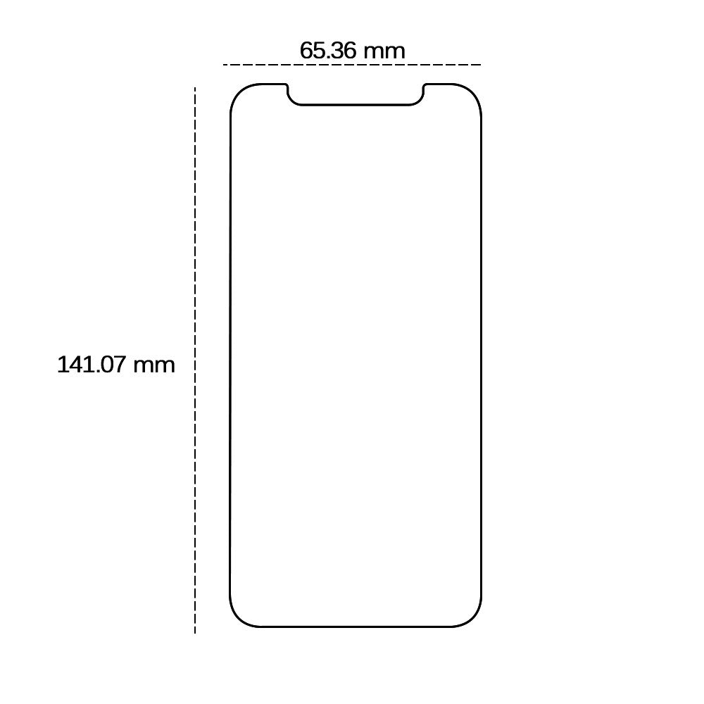 iPhone 11 / XR TFO Skærmbeskyttelsesglas - Gennemsigtig