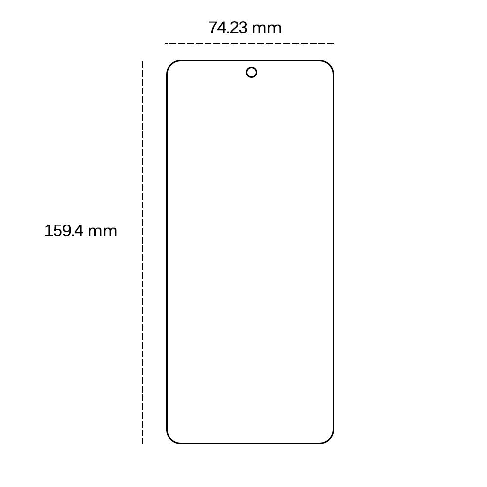 Samsung Galaxy S25 Ultra TFO Skærmbeskyttelsesglas - Gennemsigtig