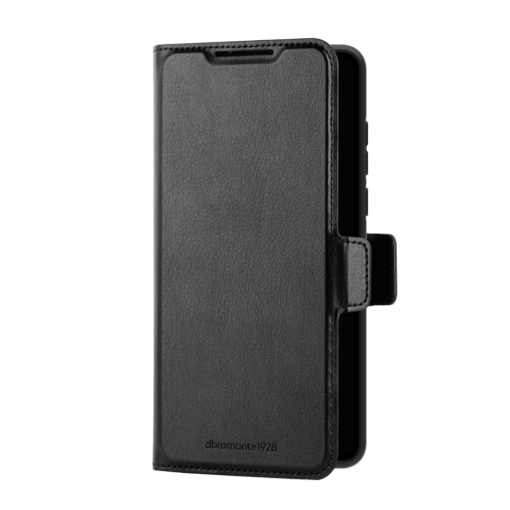 OnePlus 13 dbramante1928 Oslo Pro Slim Genanvendt Plastik Flip Cover m. Kortholder - Sort