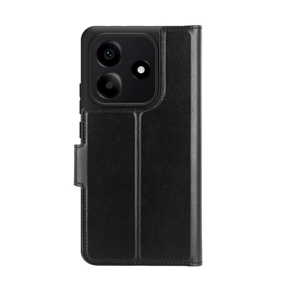 Xiaomi Redmi Note 14 (5G) dbramante1928 Oslo Pro Slim Genanvendt Plastik Flip Cover m. Kortholder - Sort