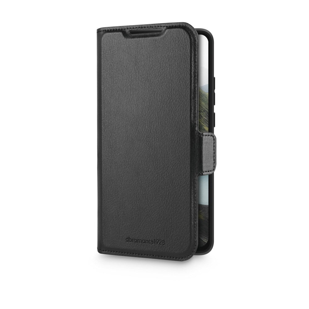 Xiaomi 15 dbramante1928 Oslo Pro Slim Genanvendt Plastik Flip Cover m. Kortholder - Sort