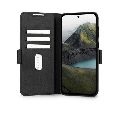Samsung Galaxy A36 (5G) dbramante1928 Oslo Pro Slim Genanvendt Plastik Flip Cover m. Kortholder - Sort