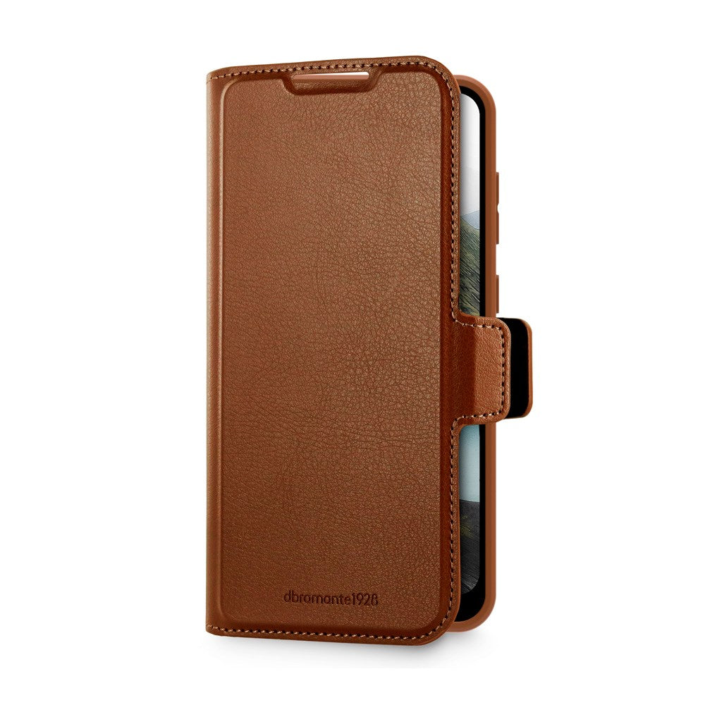 Samsung Galaxy A56 (5G) dbramante1928 Oslo Pro Slim Genanvendt Plastik Flip Cover m. Kortholder - Brun
