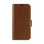 iPhone 16e dbramante1928 Oslo Pro Slim Genanvendt Plastik Flip Cover m. Kortholder - Dark Tan