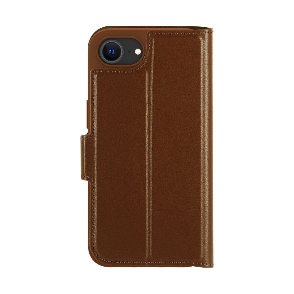 iPhone 17e / 16e dbramante1928 Oslo Pro Slim Genanvendt Plastik Flip Cover m. Kortholder - Dark Tan