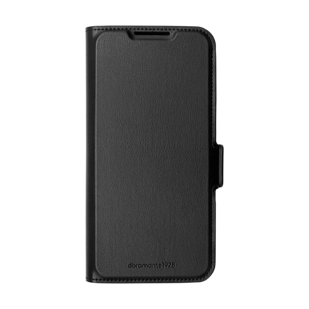 Samsung Galaxy S25 Edge dbramante1928 Oslo Pro Slim Genanvendt Plastik Flip Cover m. Kortholder - Sort