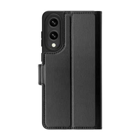 Samsung Galaxy S25 Edge dbramante1928 Oslo Pro Slim Genanvendt Plastik Flip Cover m. Kortholder - Sort