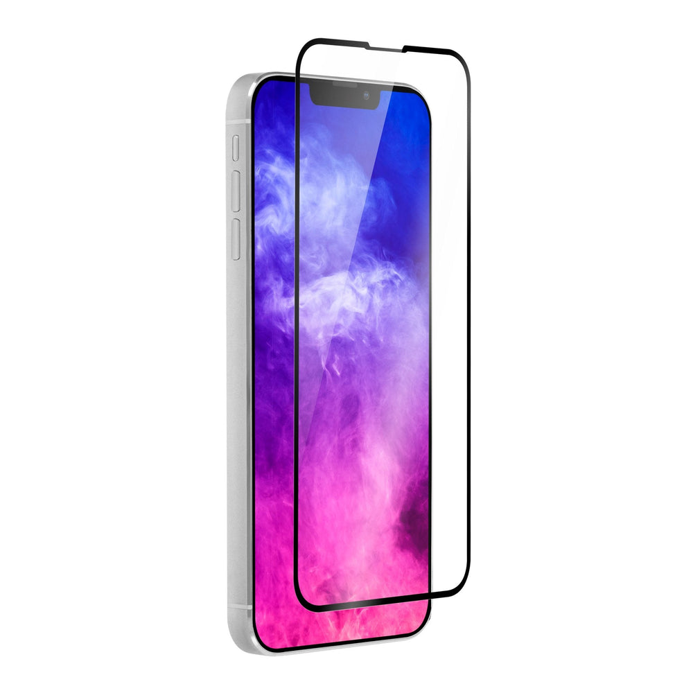 iPhone 13 Pro Max QDOS OptiGuard Curved Glass Skærmbeskyttelse - Case Friendly - Sort Kant
