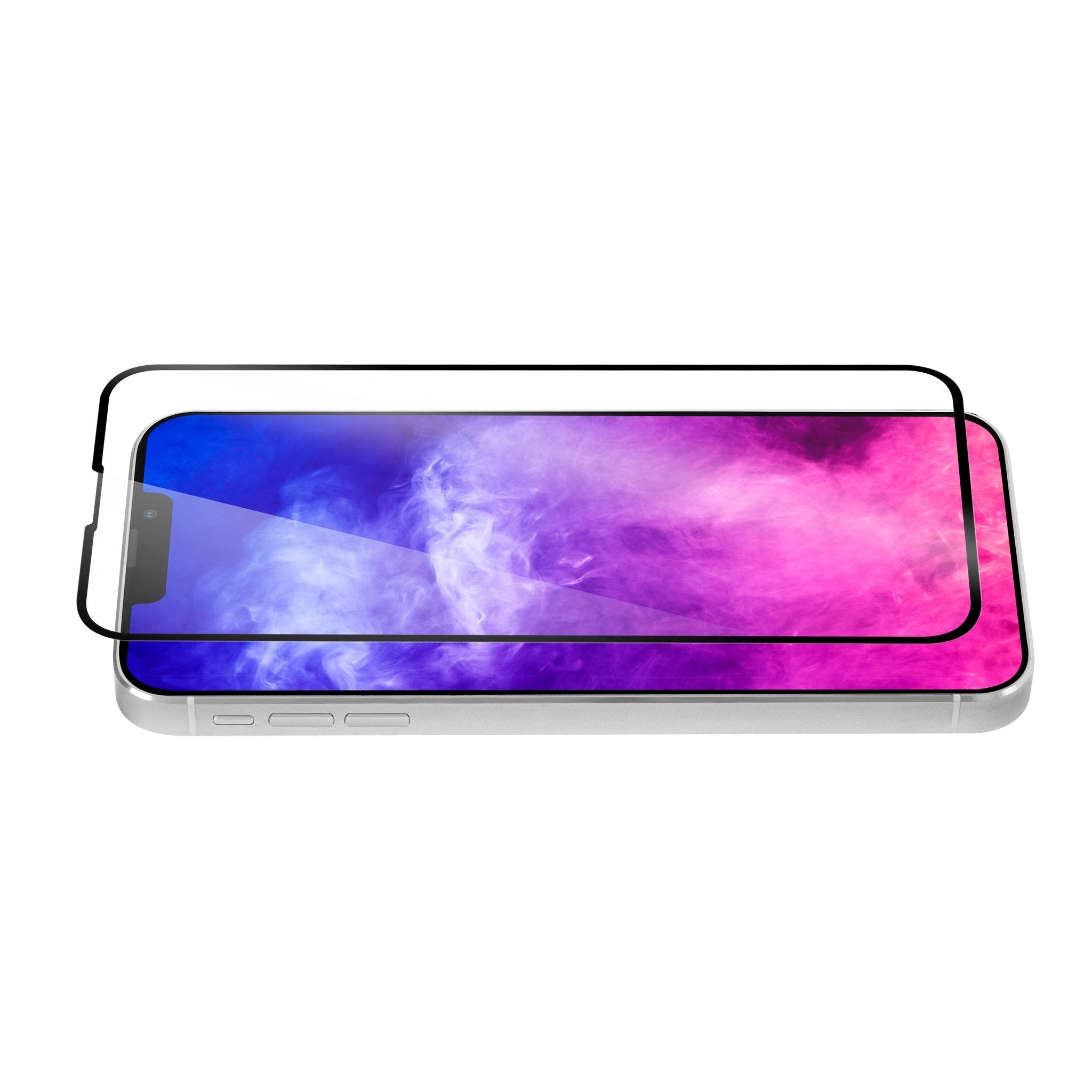 iPhone 13 Pro Max QDOS OptiGuard Curved Glass Skærmbeskyttelse - Case Friendly - Sort Kant