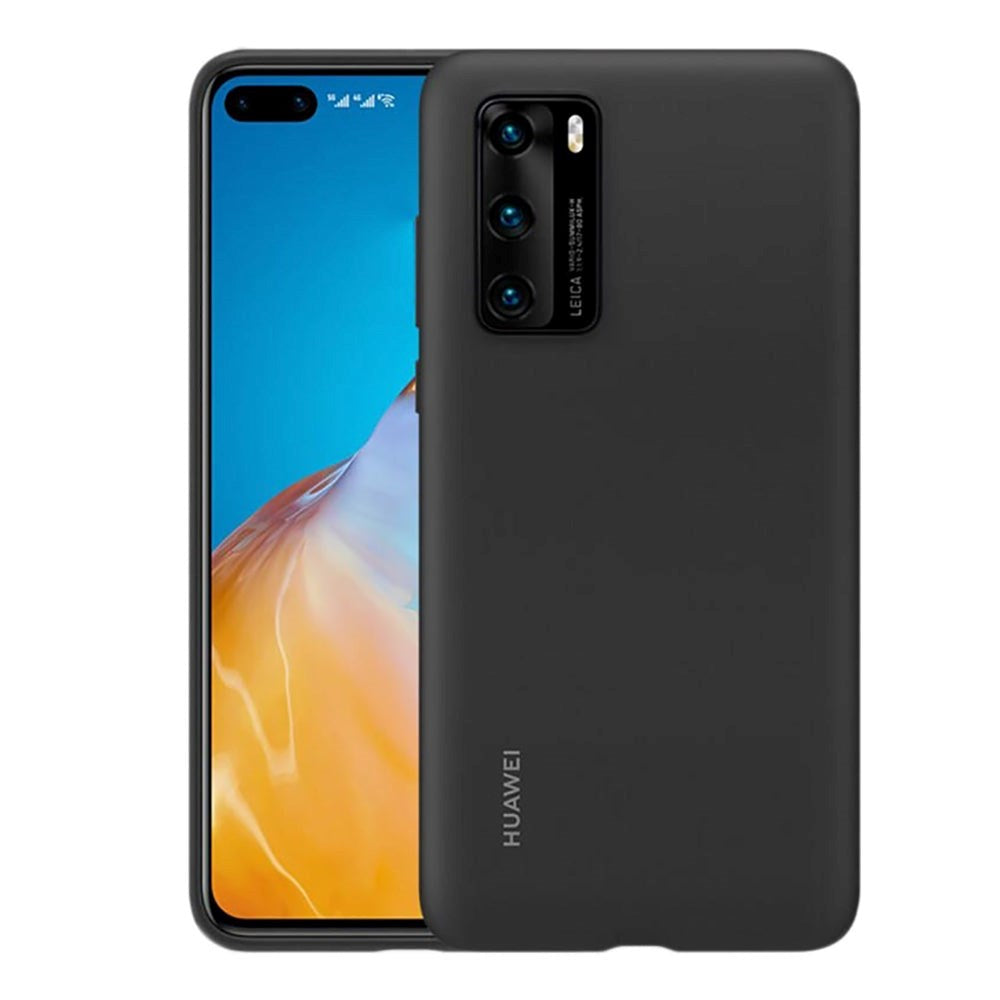 Original Huawei P40 Silikone Cover - Sort (DEMO)
