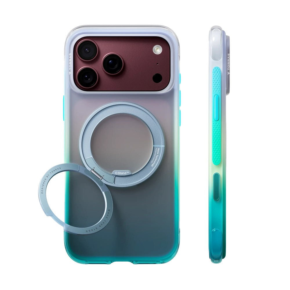 iPhone 18 Pro Max / 17 Pro Max TORRAS O3 Air Gradient Cover - MagSafe Kompatibel - Alaska Aurora