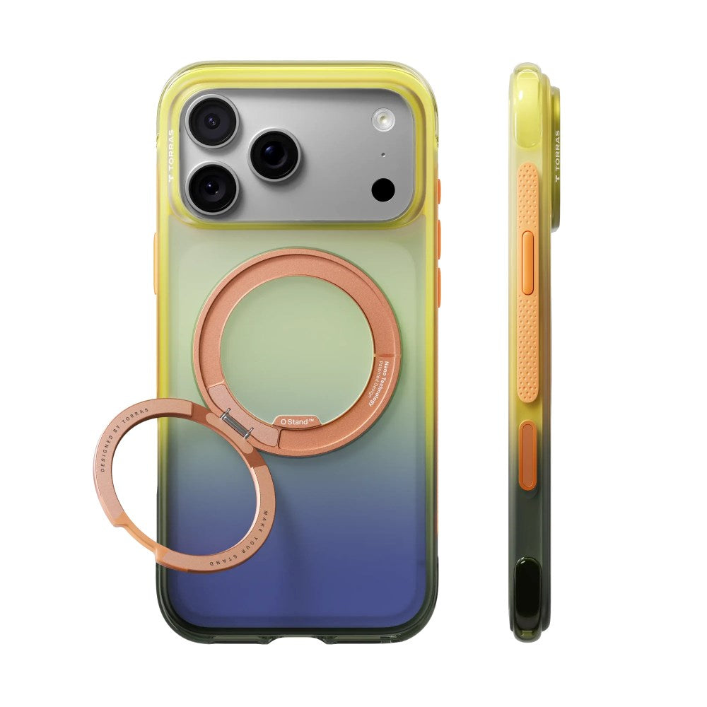 iPhone 18 Pro / 17 Pro TORRAS O3 Air Gradient Cover - MagSafe Kompatibel - Arizona Glow