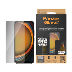Samsung Galaxy Xcover 7 / 6 Pro PanzerGlass Ultra Wide Fit Re:fresh Skærmbeskyttelse m. EasyAligner - Privacy - Platinum Strength - Gennemsigtig