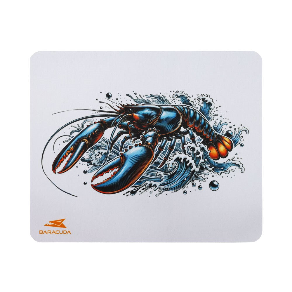 Baracuda LOBSTER M Gaming Musemåtte - 300 x 250 mm - Hvid