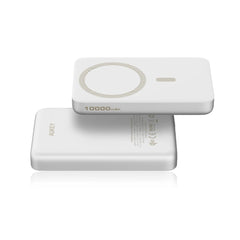 Aukey MagFusion M 10.000mAh Powerbank - MagSafe / Qi2 Kompatibel - Hvid