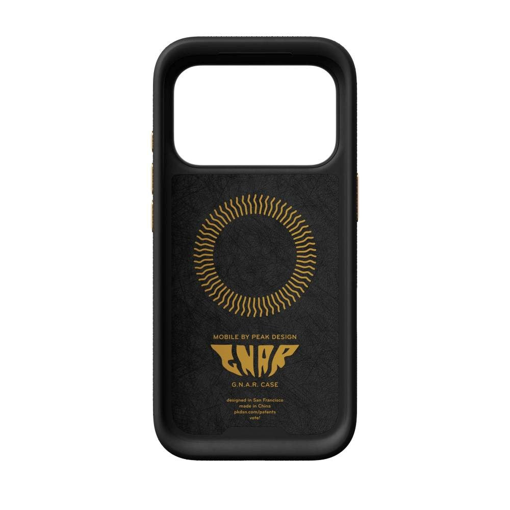 iPhone 18 Pro Peak Design GNAR Cover - MagSafe Kompatibel - Black