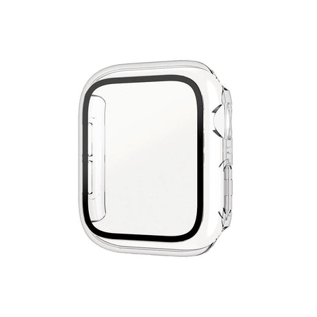 PanzerGlass Apple Watch SE/6/5/4 (44mm) Full Body Protection Cover + Indbygget Skærmbeskyttelse - Gennemsigtig m. Sort Kant