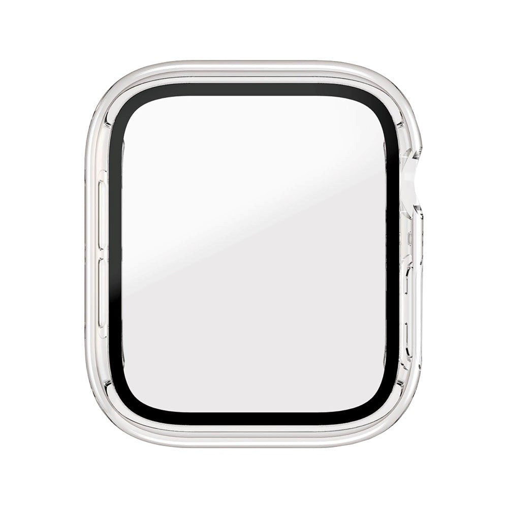 PanzerGlass Apple Watch SE/6/5/4 (44mm) Full Body Protection Cover + Indbygget Skærmbeskyttelse - Gennemsigtig m. Sort Kant