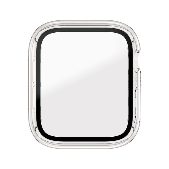 PanzerGlass Apple Watch SE/6/5/4 (44mm) Full Body Protection Cover + Indbygget Skærmbeskyttelse - Gennemsigtig m. Sort Kant