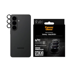 Samsung Galaxy S26 / S26+ (Plus) PanzerGlass Ceramic Hoops Kameralinsebeskyttelse m. Installationsramme - Sort