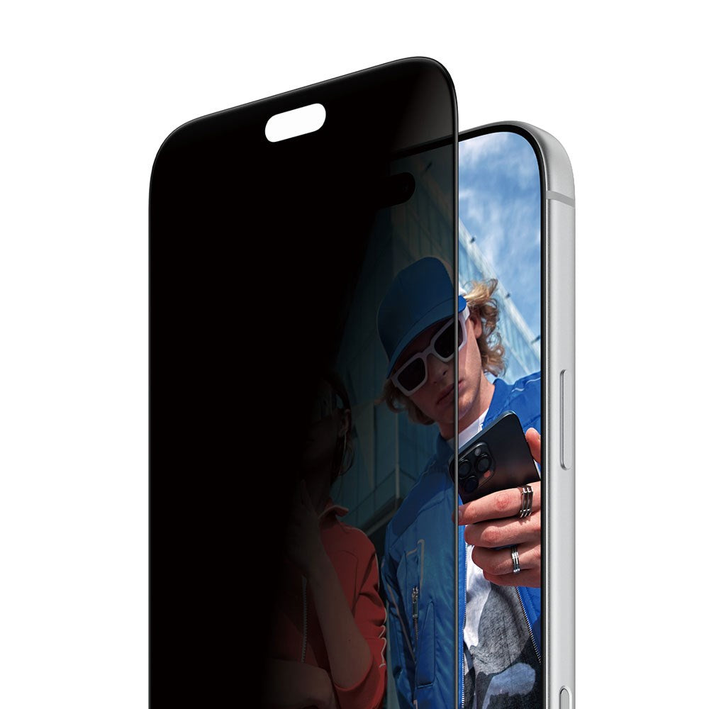 iPhone 18 Pro Max PanzerGlass Skærmbeskyttelsesglas - Ultra Wide Fit m. EasyAligner - Privacy - Gennemsigtig