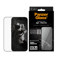 PanzerGlass iPhone Air Ceramic Skærmbeskyttelse m. EasyAligner - Ultra Wide Fit - Gennemsigtig