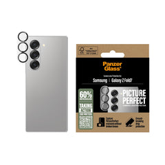 PanzerGlass Samsung Galaxy Z Fold7 PicturePerfect Kameralinsebeskytter - Gennemsigtig / Sort